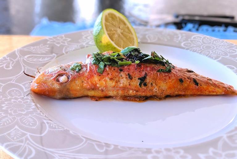 Grilled Red Mullet Recipe Cuisine Fiend